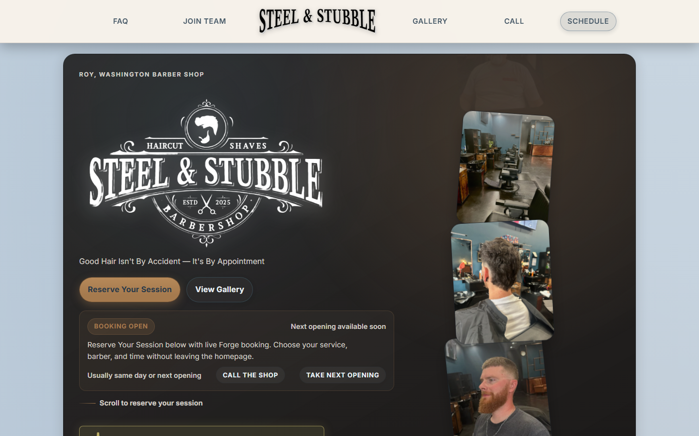 Barbershop industry showcase preview