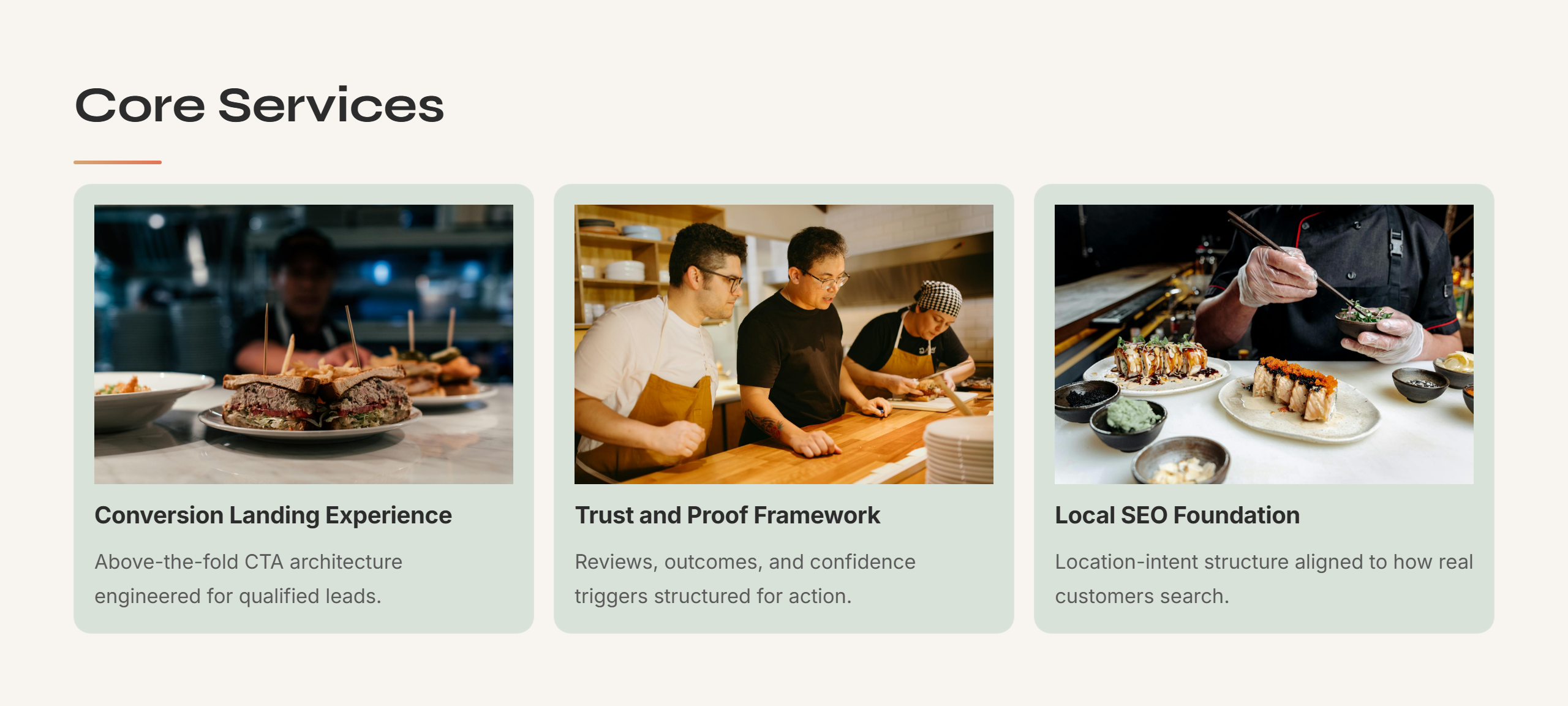 Restaurant Template — Modern Bistro preview