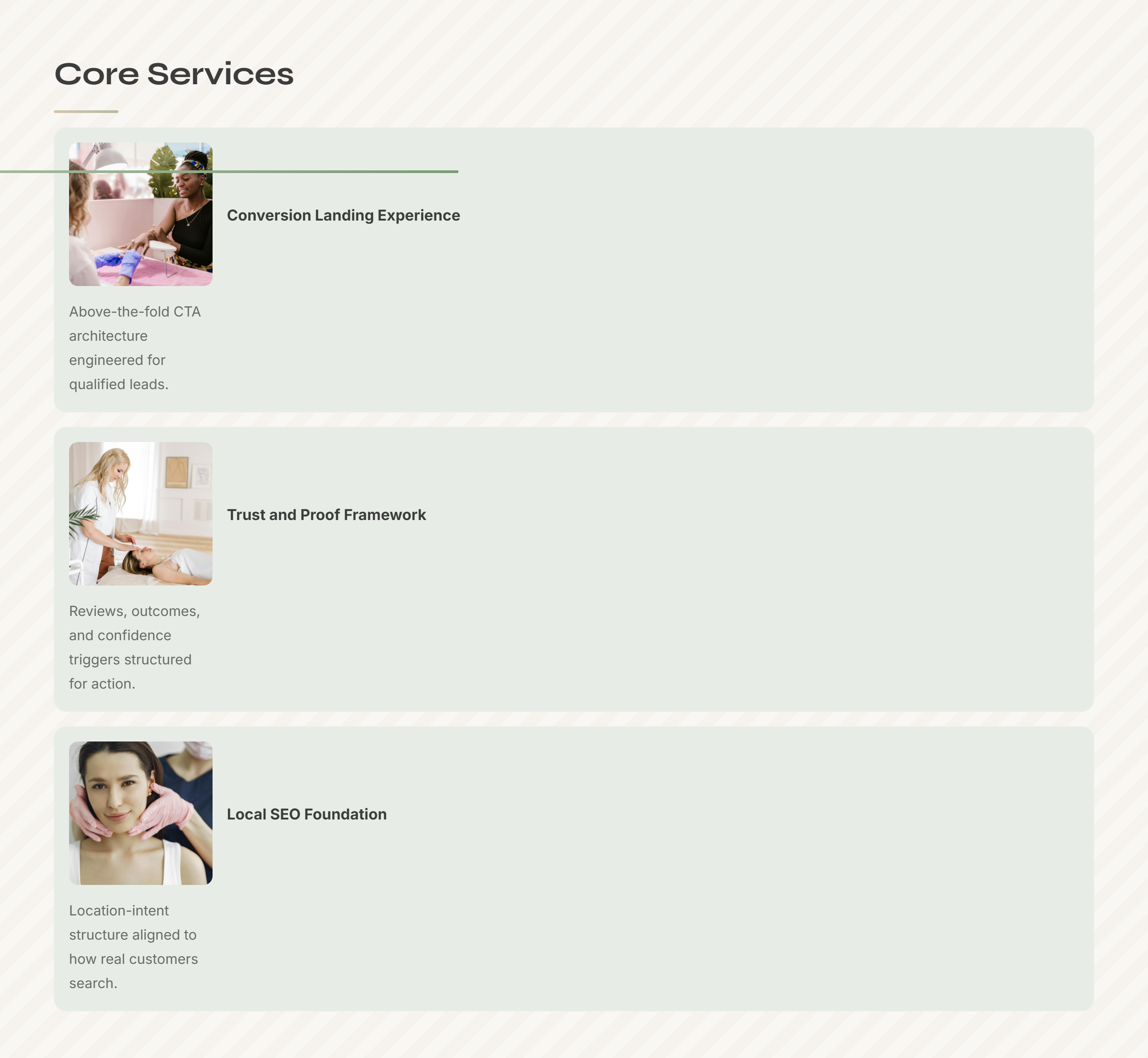 Salon & Spa Template — Zen Wellness preview